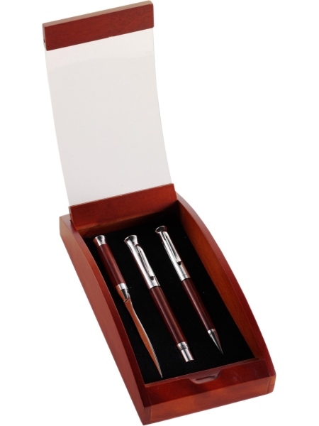 Set da scrivania in legno Paulette