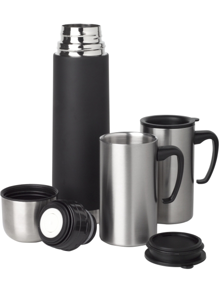 Thermos acciaio inox in set con 2 tazze Frieda