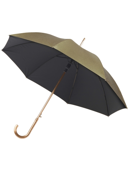 Ombrelli pioggia automatici color oro personalizzabili, in pongee 190 T Ester