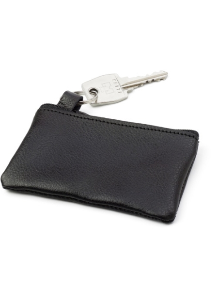 Portachiavi con portamonete in pelle personalizzato Zander