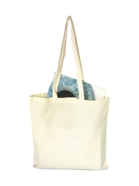 Shopper bag in cotone personalizzata Hilda 39 x 41 cm