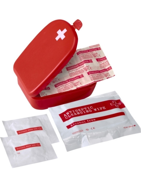 Kit pronto soccorso in plastica personalizzato Mila