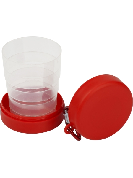 Bicchiere telescopico in plastica da 220 ml