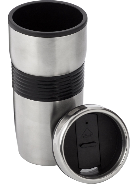 Tazza da viaggio in acciaio inox, capacità 500 ml Benito