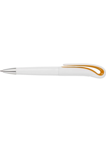 Gadget penne a sfera personalizzabili, modello cigno in ABS
