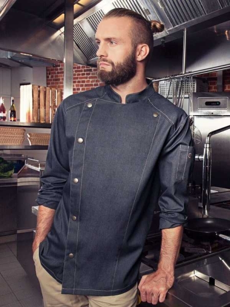 Giacca da chef personalizzata Karlowsky Chef Jacket Jeans-Style