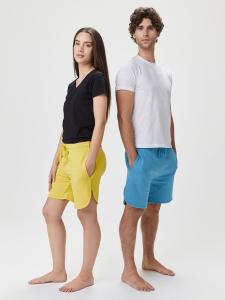 Pantaloncini in felpa sportivi unisex personalizzati Rock and Roll Terry Shorts