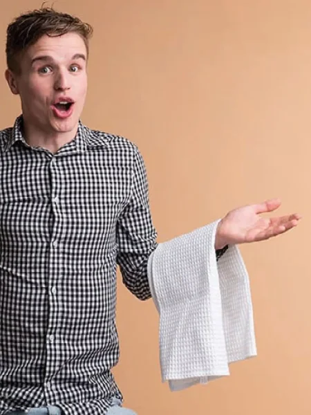 Strofinaccio personalizzabile Bear Dream Waffle 210