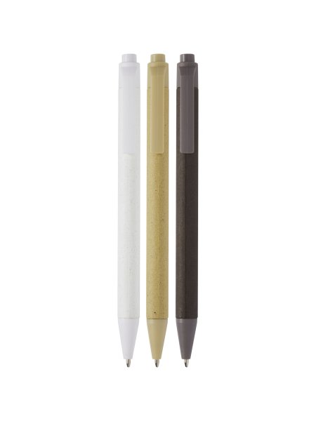 Penna a sfera Fabianna in cartone e plastica PLA