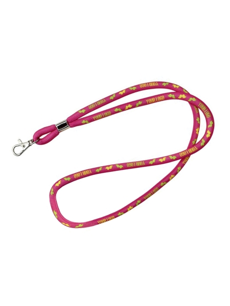 Lanyard con logo personalizzato forma tubolare