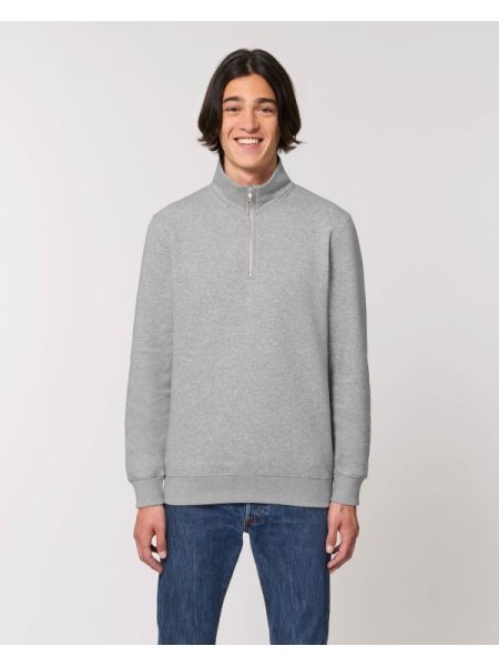 Felpa mezza zip uomo personalizzata Stanley/Stella Trucker