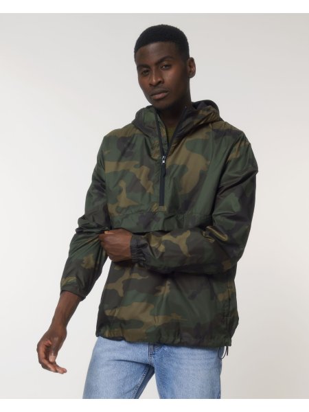 Giubbino mimetico mezza zip unisex personalizzato Stanley/Stella Speeder AOP