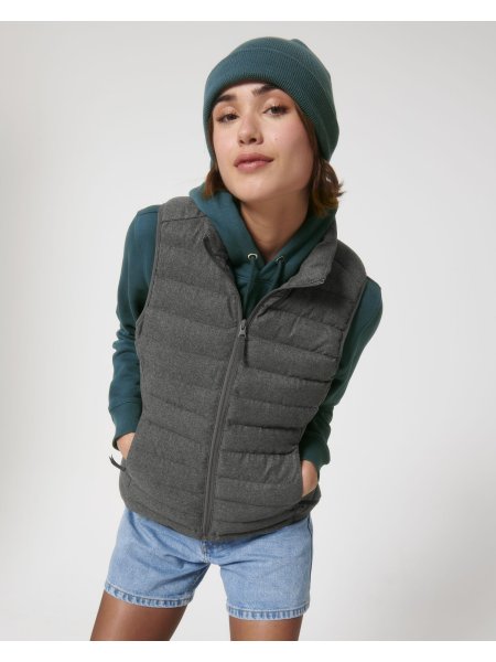 Gilet imbottito donna personalizzato Stanley/Stella Climber Wool-Like