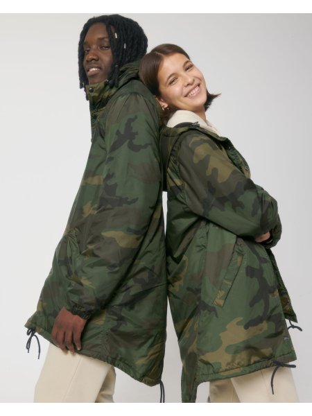Parka camouflage unisex personalizzato Stanley/Stella Padded Parker AOP