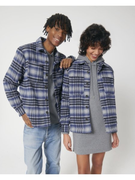 Giacca camicia unisex personalizzata Stanley/Stella River Check