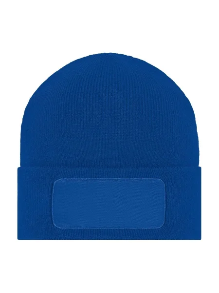 migliori-berretti-invernali-personalizzabili-myrtle-beach-classic-knitted-beanie-with-patch-royal-25.webp