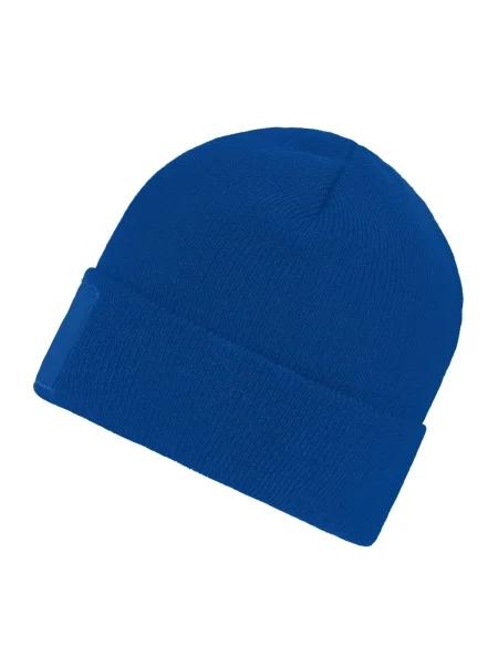 migliori-berretti-invernali-personalizzabili-myrtle-beach-classic-knitted-beanie-with-patch-royal-26.webp
