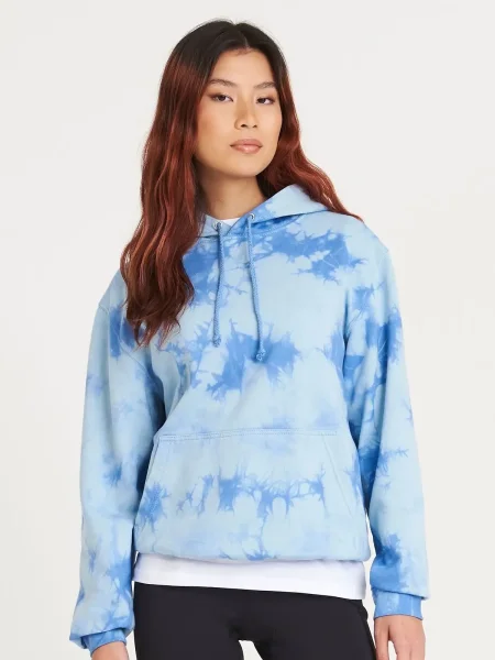 Felpe tie dye unisex personalizzate Just Hoods AWDis
