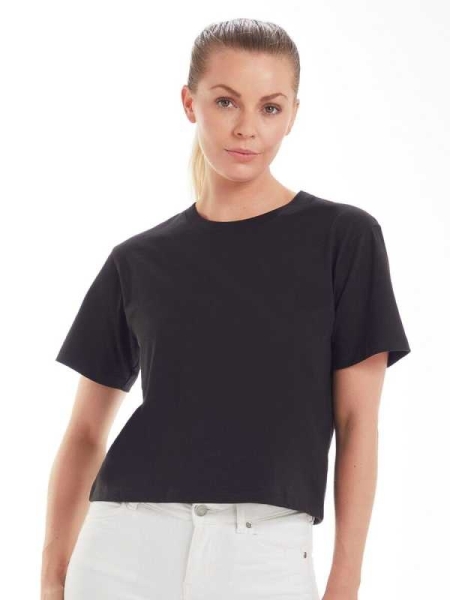 Maglietta da donna personalizzata Mantis Cropped Heavy T
