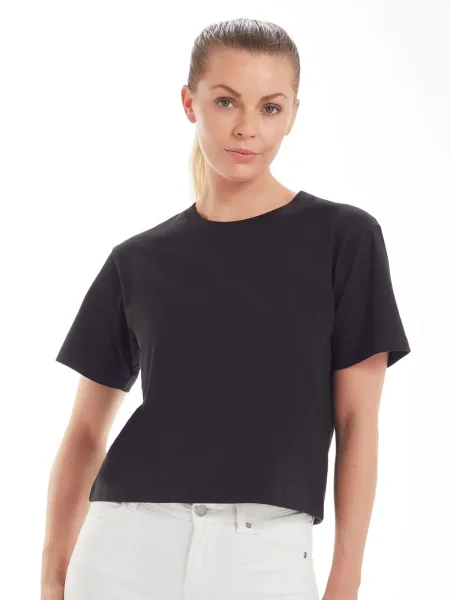 Maglietta da donna personalizzata Mantis Cropped Heavy T