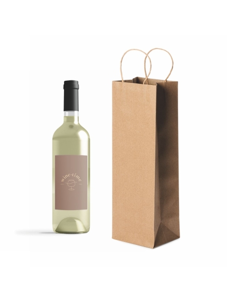 Sacchetti portabottiglie vino di carta 100 g/m² Marta