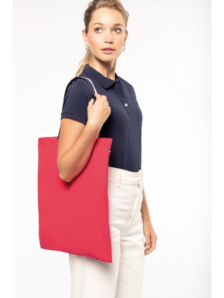 Shopper personalizzabile tricolore - Misure 43x36 cm
