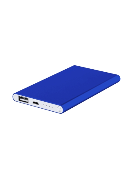 Power bank con logo personalizzato in alluminio Alu Bank 4000 mAh
