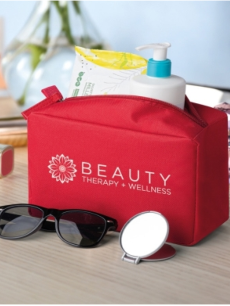 Beauty case impermeabile in poliestere personalizzato Jessy