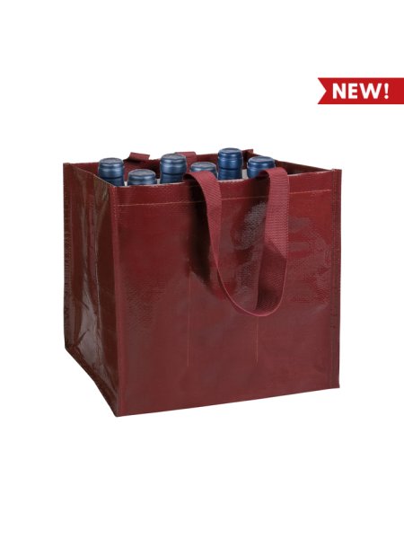 Shopper per vino in polipropilene personalizzata Nebbiolo