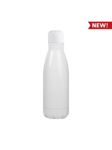 Borraccia 500 ml in acciaio inox personalizzata Snowflake