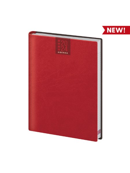 Agenda Giornaliera Classic in pelle 2024 - 11x16 cm