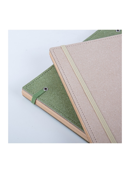 Taccuino A5 con elastico ad anelli personalizzato Notes Pendant