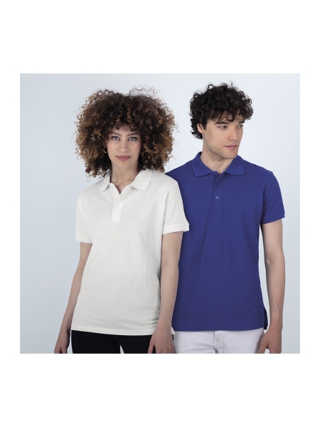 Polo cotone piquet unisex personalizzata Miami