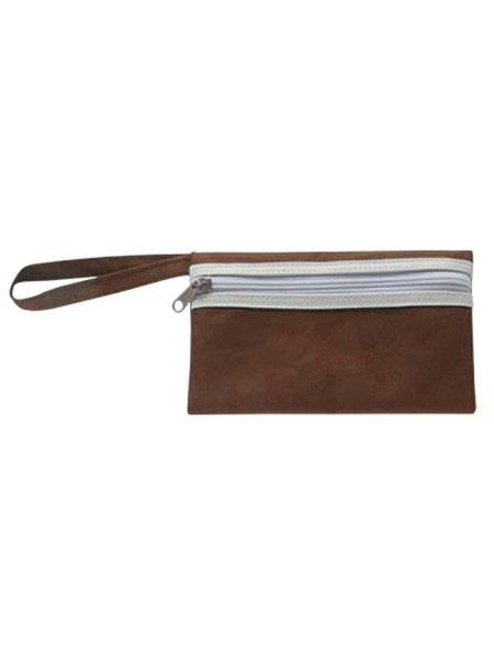 Pochette con logo personalizzabile in poliestere Voyage