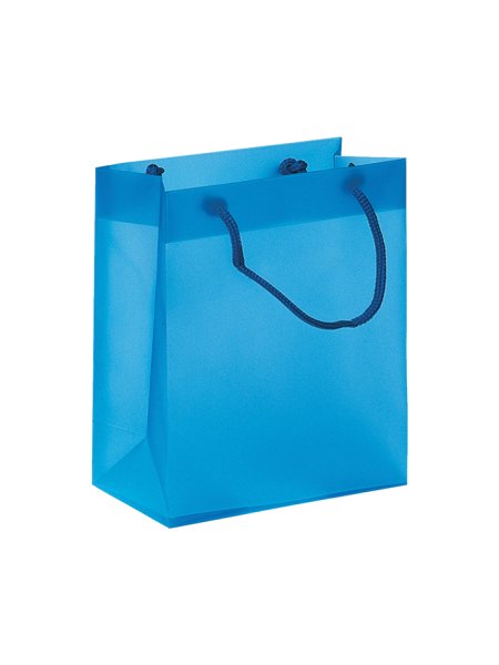 Shopper in polipropilene semitrasparente personalizzata Big 27 x 33 x 11 cm