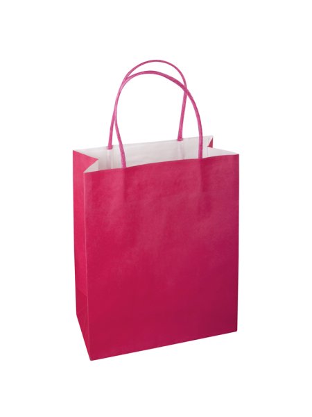 Buste di carta con logo personalizzato manici ritorti Kraft