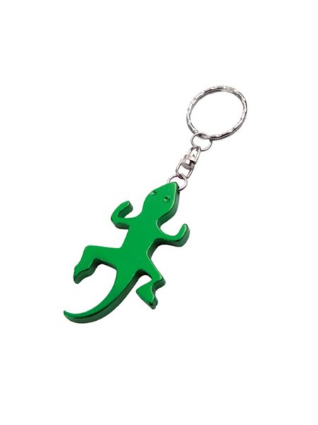 Portachiavi apribottiglie personalizzato Gecko