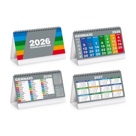 Calendarietto da tavolo personalizzato Block Table 19 x 14,5 cm