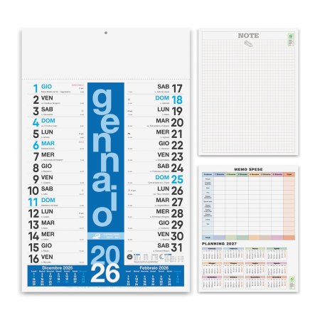 Calendari olandesi da personalizzare Colors 30 x 47 cm