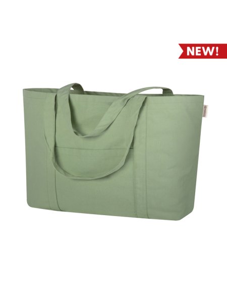Shopper manici lunghi in cotone personalizzata Andrew 59 x 40 x 15 cm