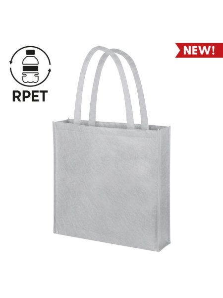 Shopper in tnt R-Pet personalizzata Caribe 38x42x8 cm