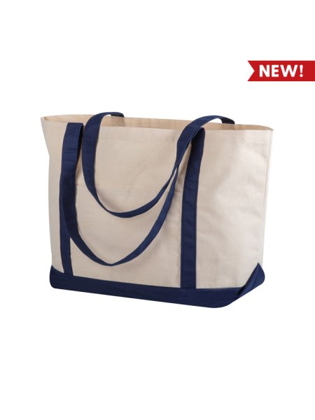 Shopper bag cotone personalizzata Jeanne 50 x 38 x 18 cm