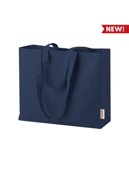 Shopper bag in cotone personalizzata Cloe 40 x 35 x 12 cm