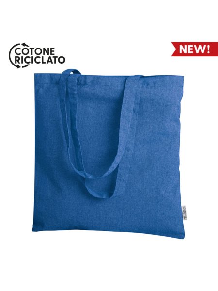 Shopper cotone riciclato personalizzata Lara 38 x 42 cm
