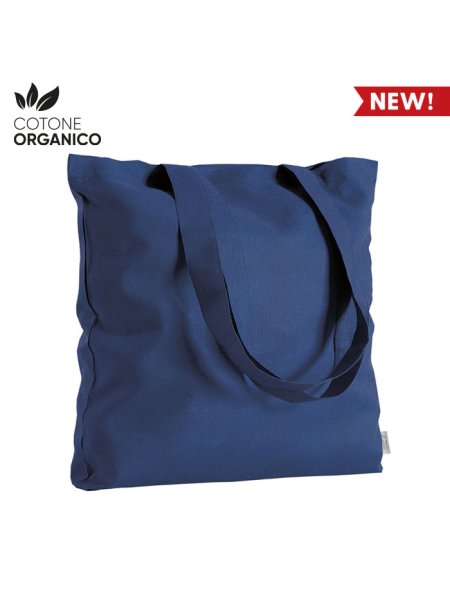 Shopper bag in cotone organico personalizzato Cleia 38 x 42 cm