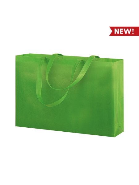 Shopper bag in tnt personalizzata Dafne Soffietto 35 x 25 x 10 cm