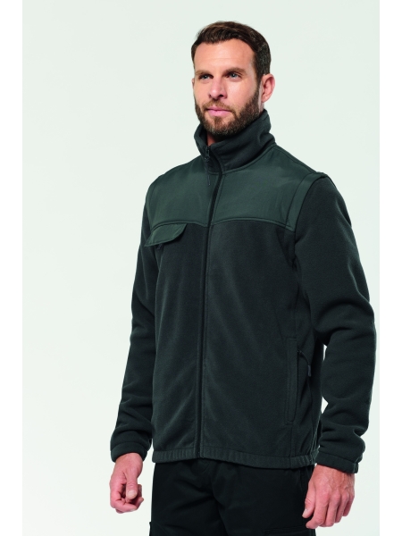 Giacca in pile personalizzata WK Designed To Work