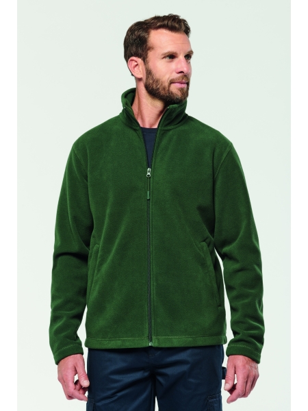 Micropile uomo zip intera personalizzato WK Designed To Work