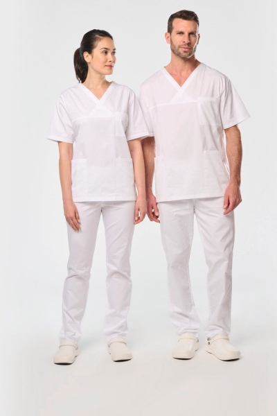 Casacca unisex in cotone 180 g/m² maniche corte personalizzabile WK Designed to Work