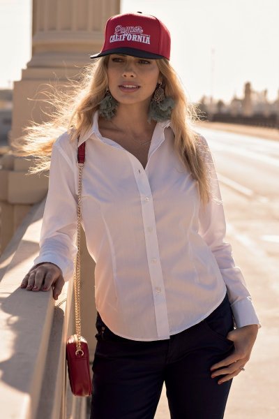 Camicia da donna manica lunga personalizzabile Brighton Lady